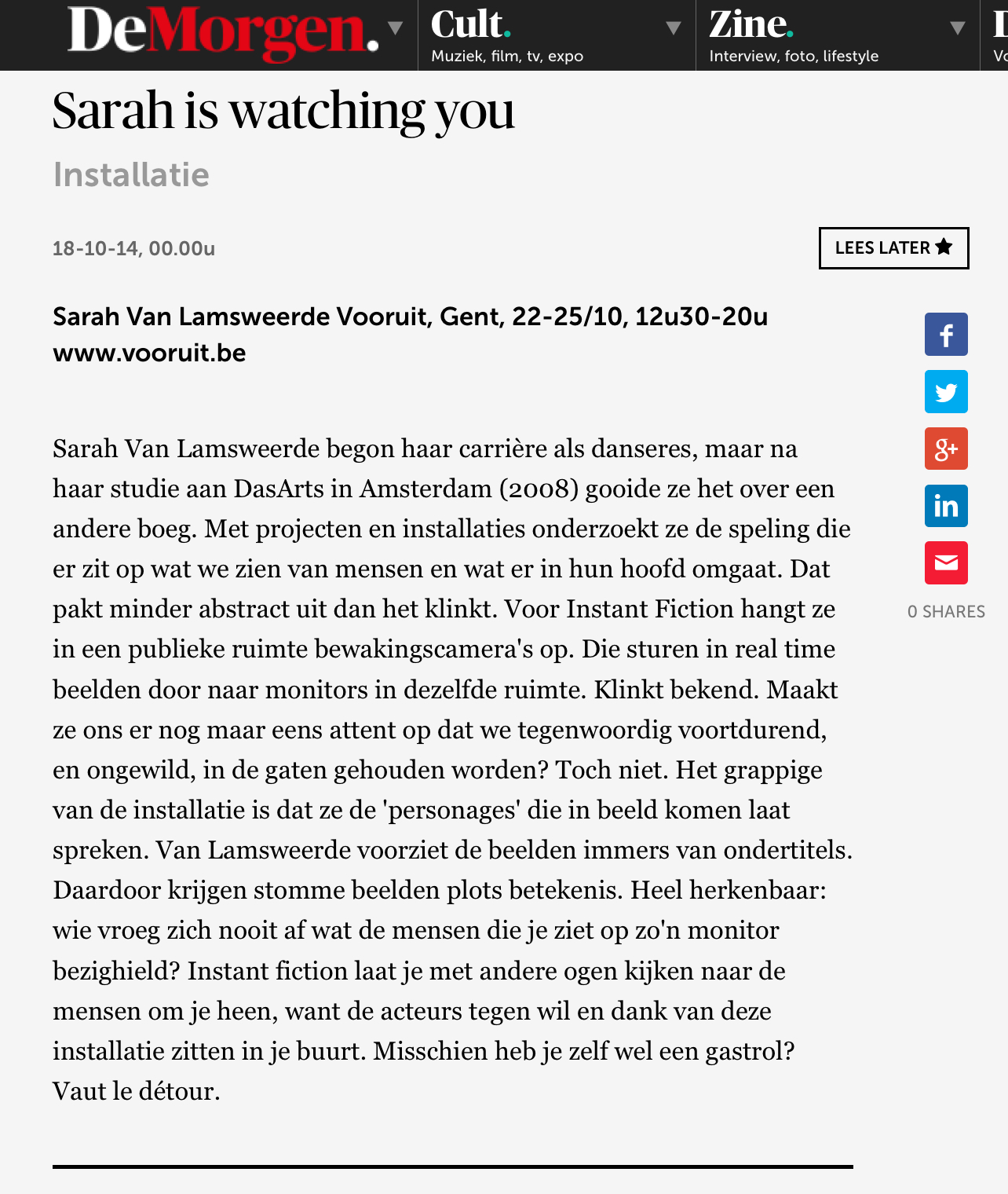 Sarah van Lamsweerde