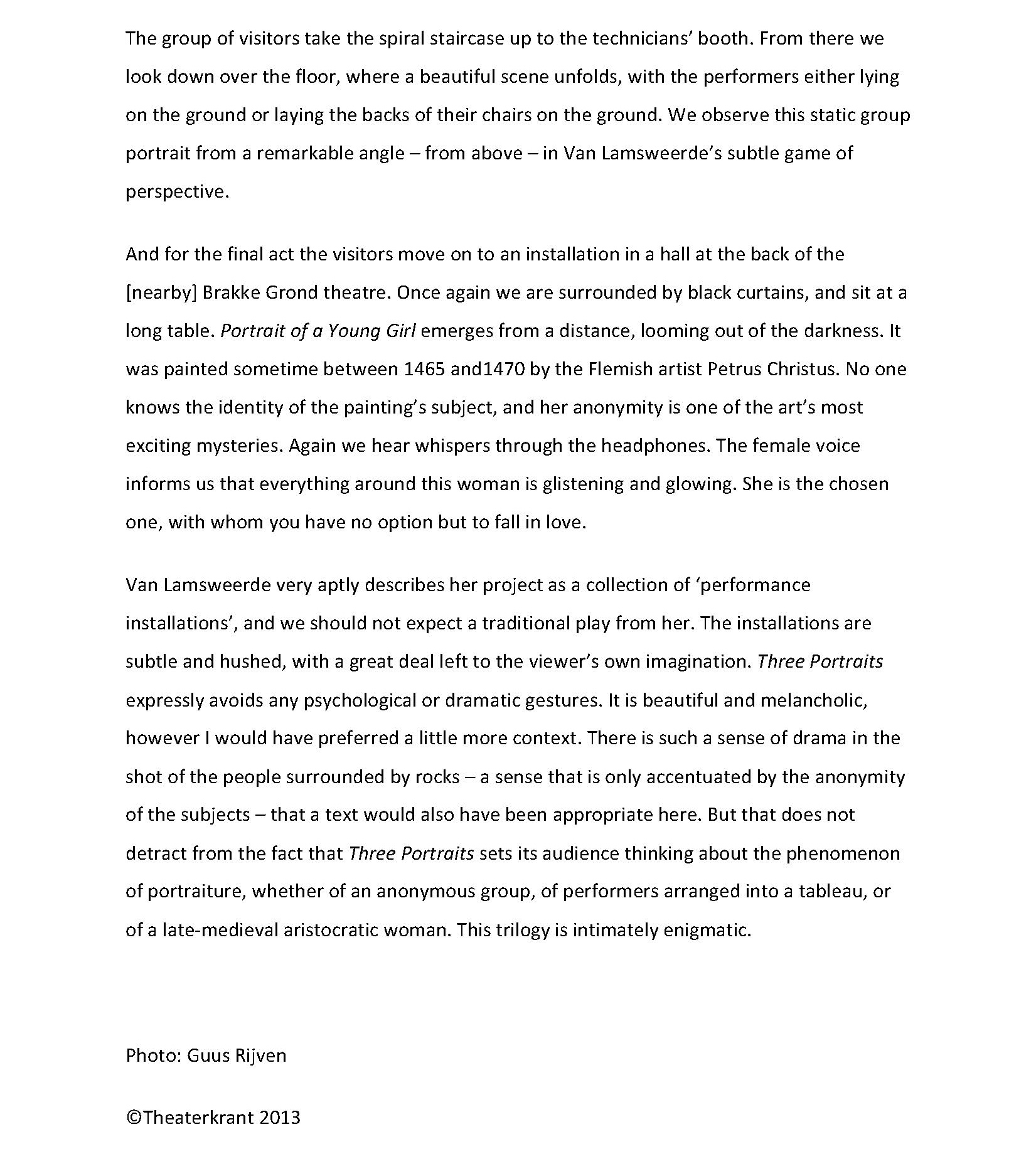 Sarah van Lamsweerde